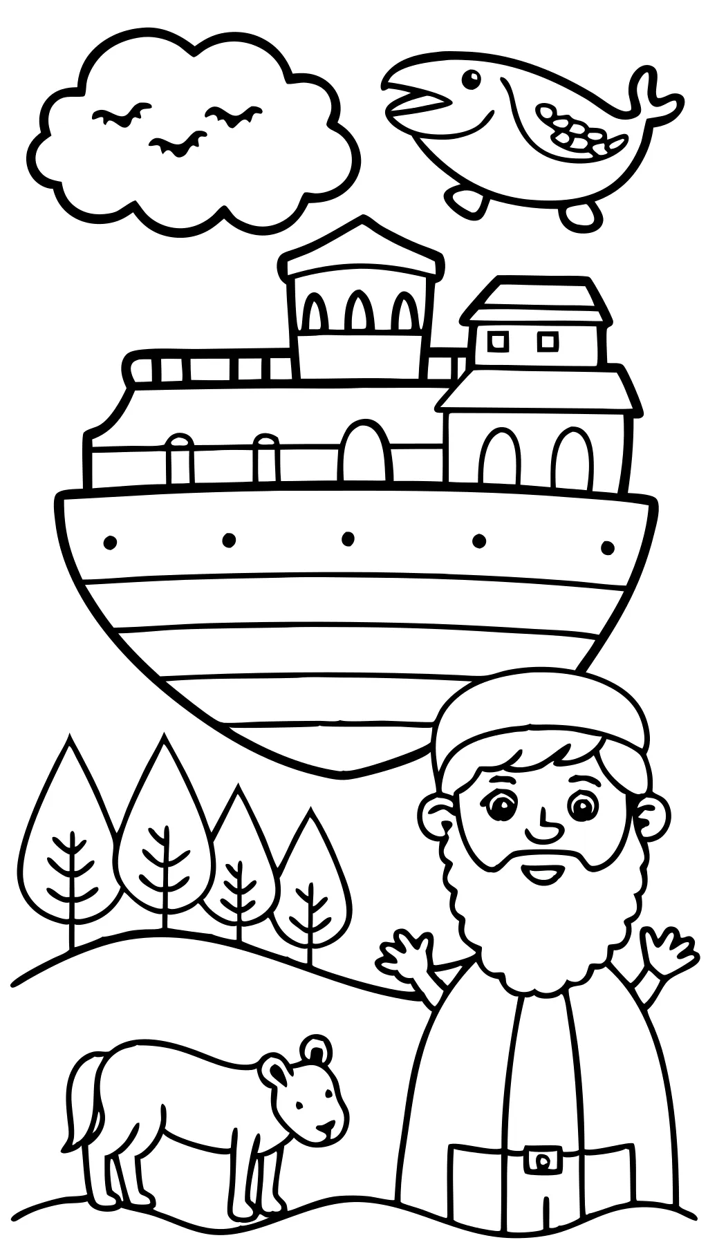 bible stories coloring pages